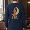 "Crescent Guitar Muse" Unisex Longsleeve T-shirt