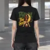 "Crescent Moon Guitarist" Heavyweight Unisex Crewneck T-shirt