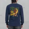 "Crescent Moon Guitarist" Unisex Longsleeve T-shirt