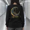 "Crescent Astronaut" Unisex Longsleeve T-shirt | Gildan 2400