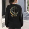 "Crescent Moon Swing" Unisex Longsleeve T-shirt | Gildan 2400