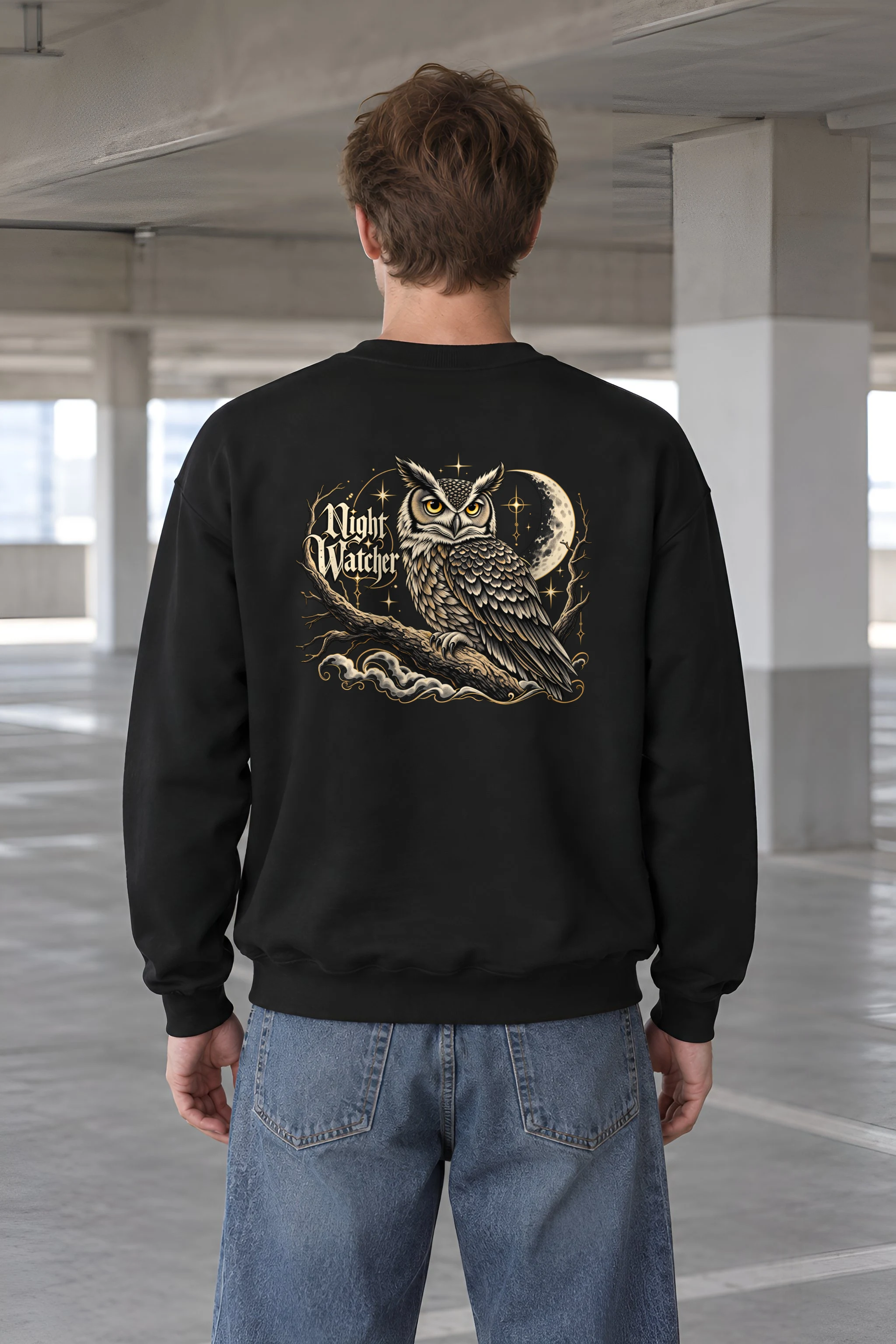 "Crescent Sentinel" 1 Crewneck Sweatshirt