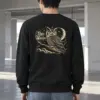 "Crescent Sentinel" Heavy Blend Unisex Crewneck Sweatshirt