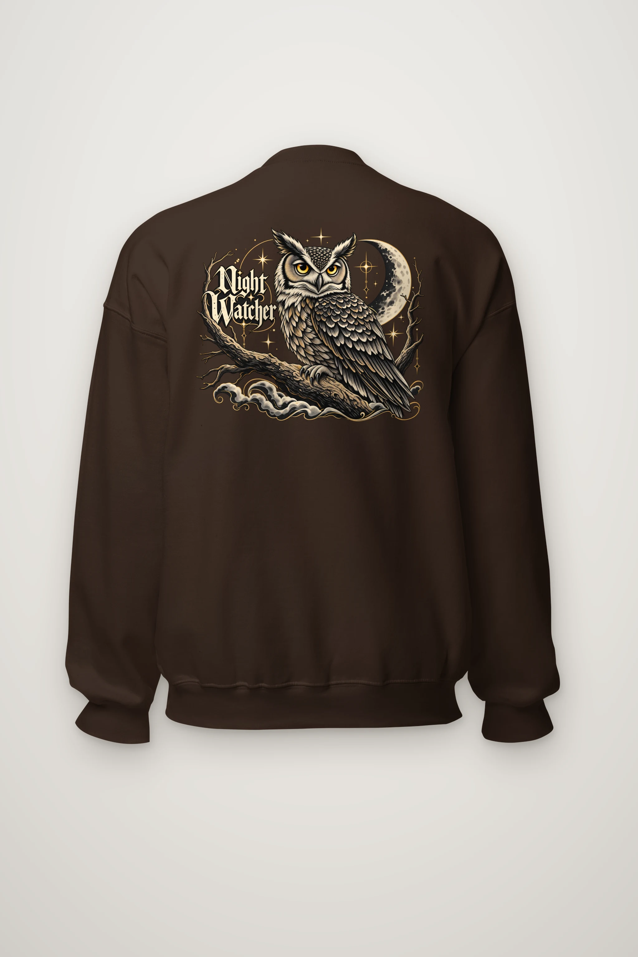 "Crescent Sentinel" Heavy Blend Unisex Crewneck Sweatshirt