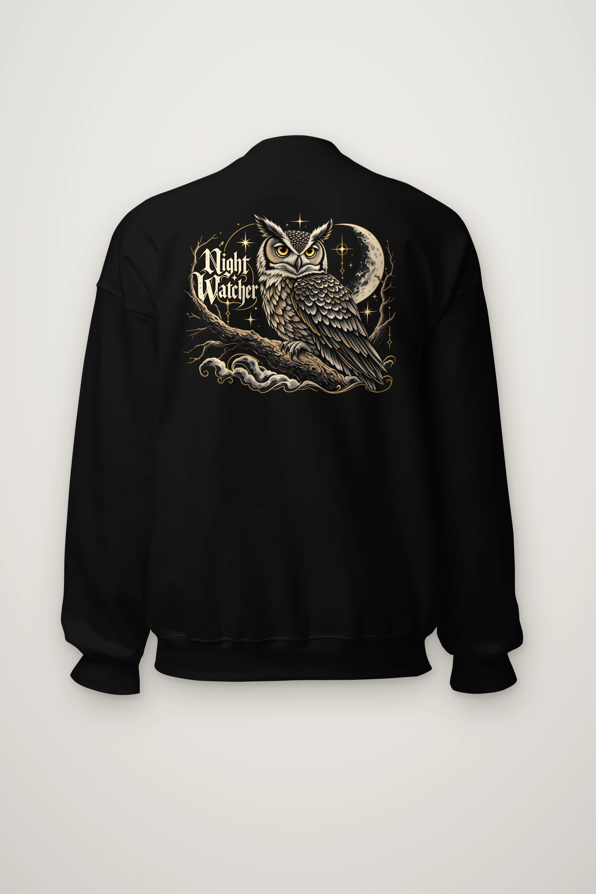 "Crescent Sentinel" Heavy Blend Unisex Crewneck Sweatshirt