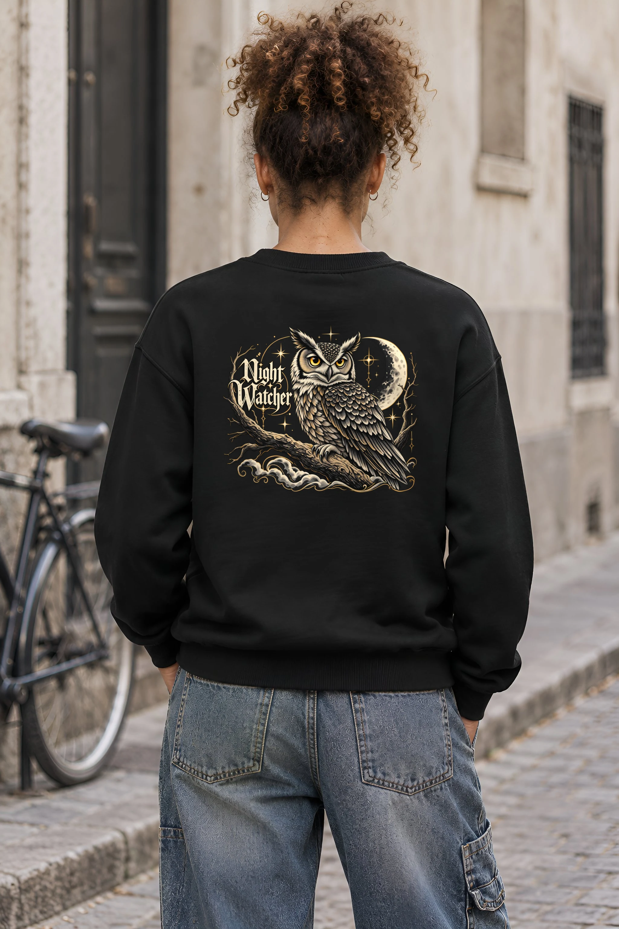 "Crescent Sentinel" 1 Crewneck Sweatshirt