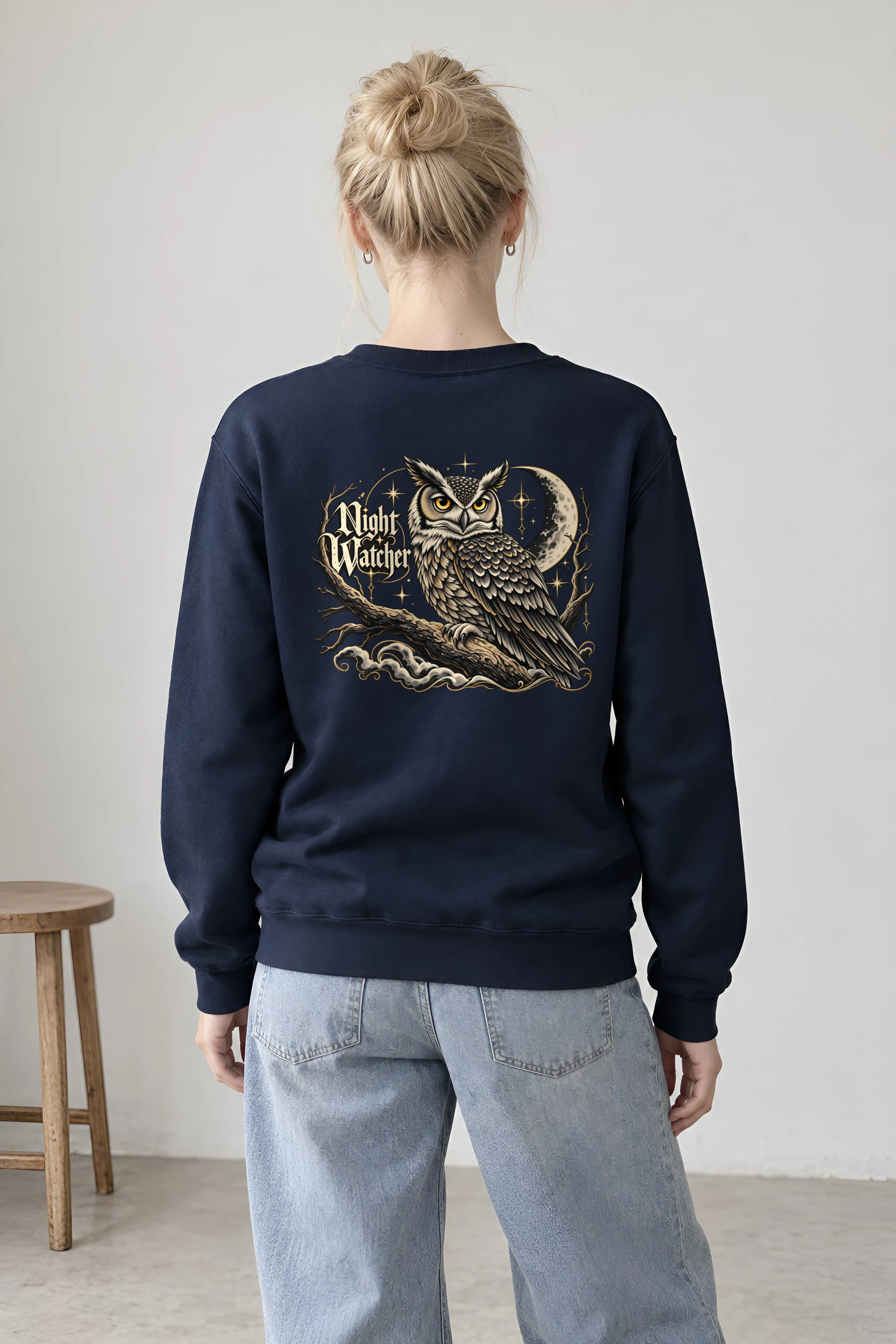 "Crescent Sentinel" 1 Crewneck Sweatshirt