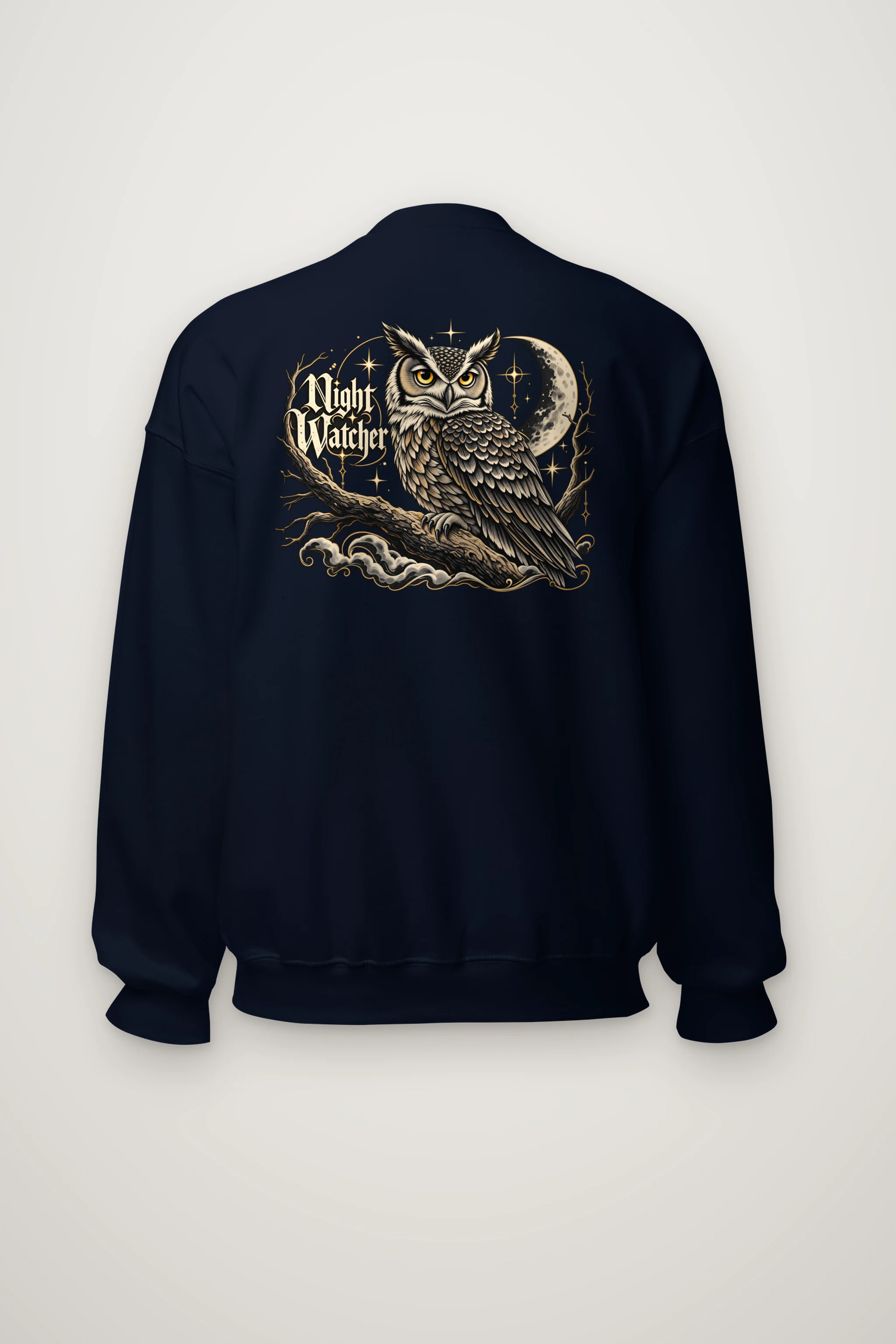 "Crescent Sentinel" Heavy Blend Unisex Crewneck Sweatshirt