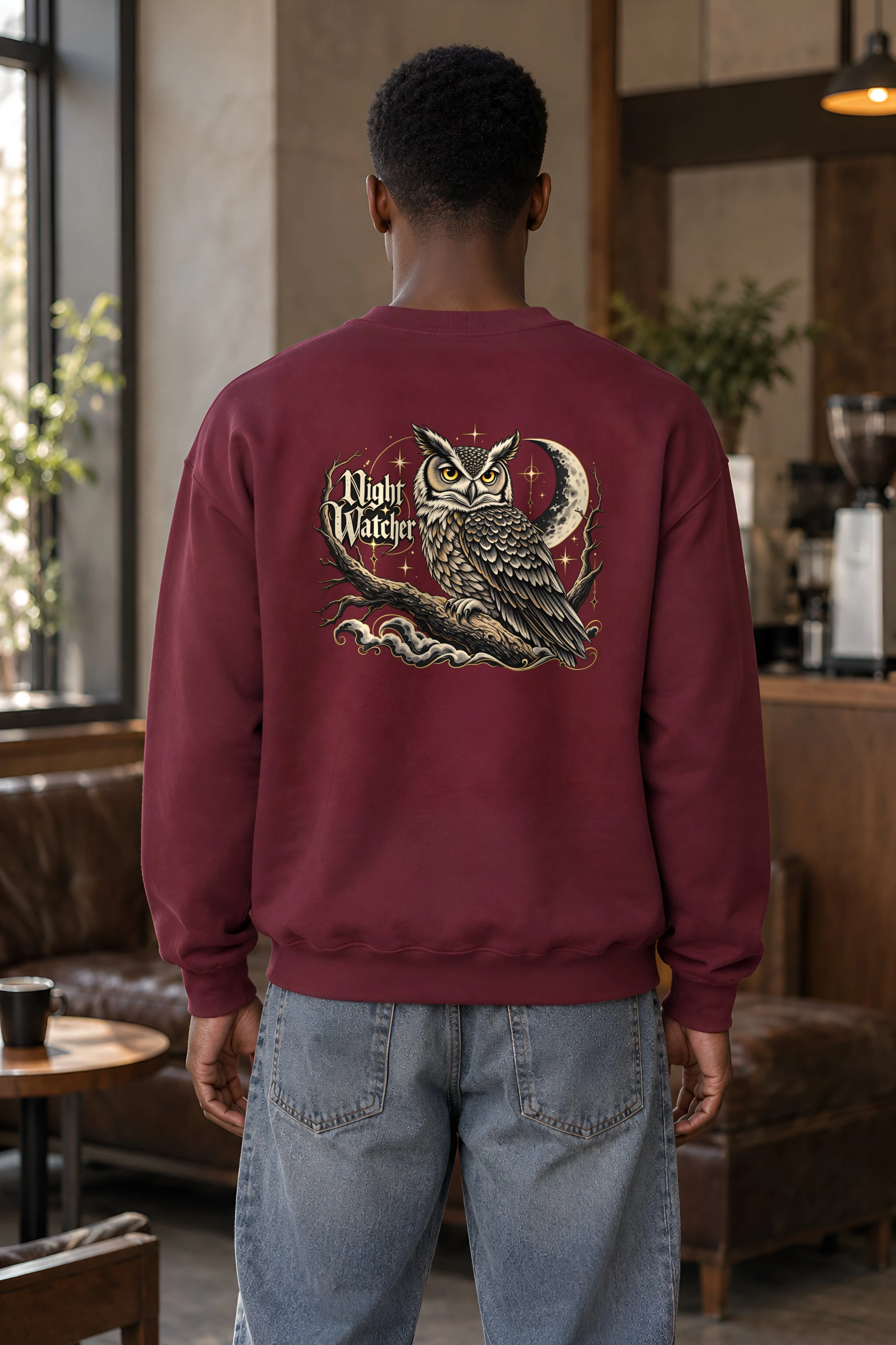 "Crescent Sentinel" 1 Crewneck Sweatshirt