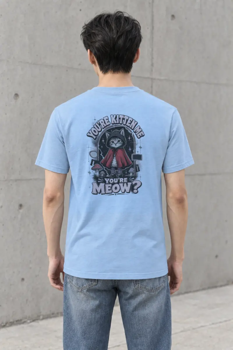 "Crimson Cloak Familiar" Heavyweight Unisex Crewneck T-shirt