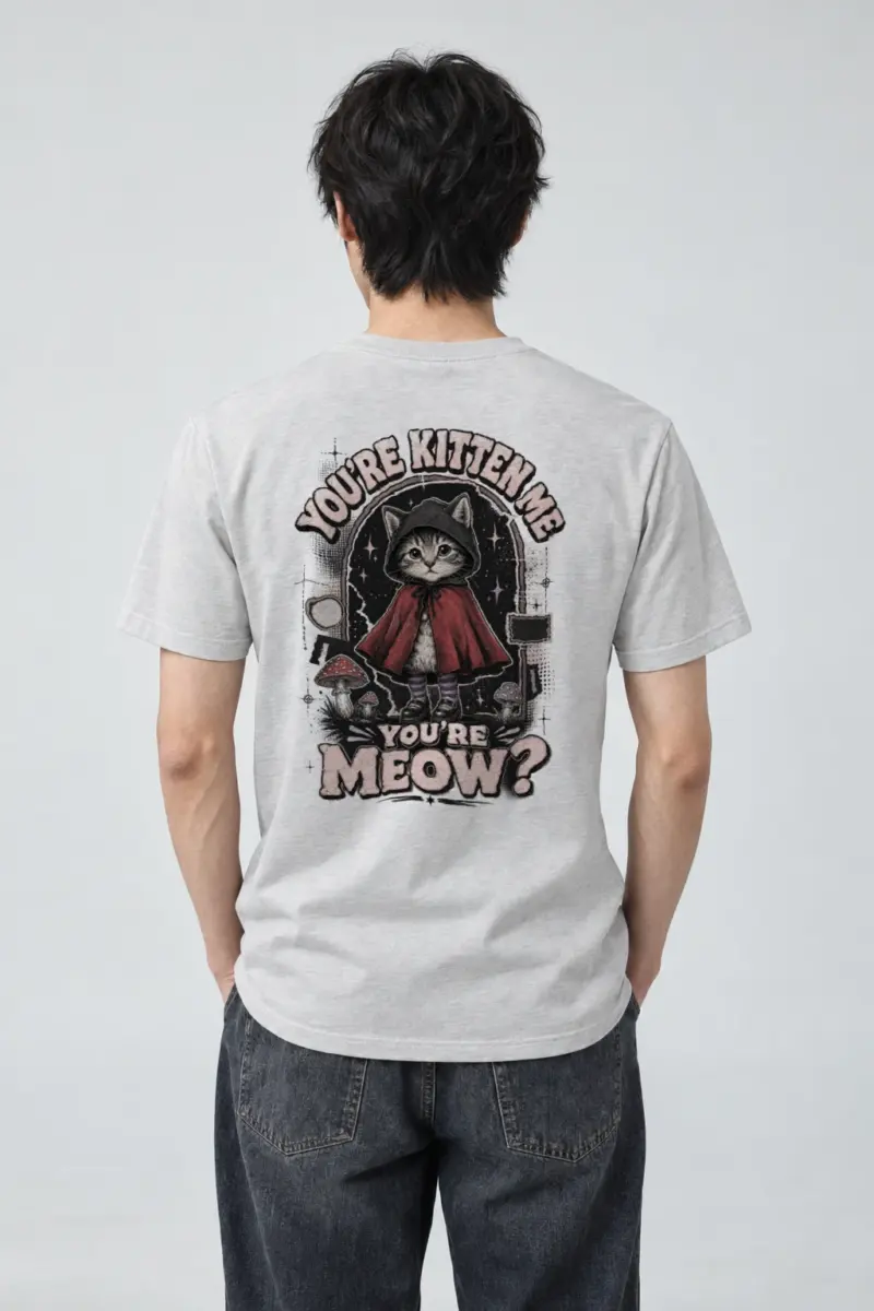"Crimson Cloak Familiar" Heavyweight Unisex Crewneck T-shirt