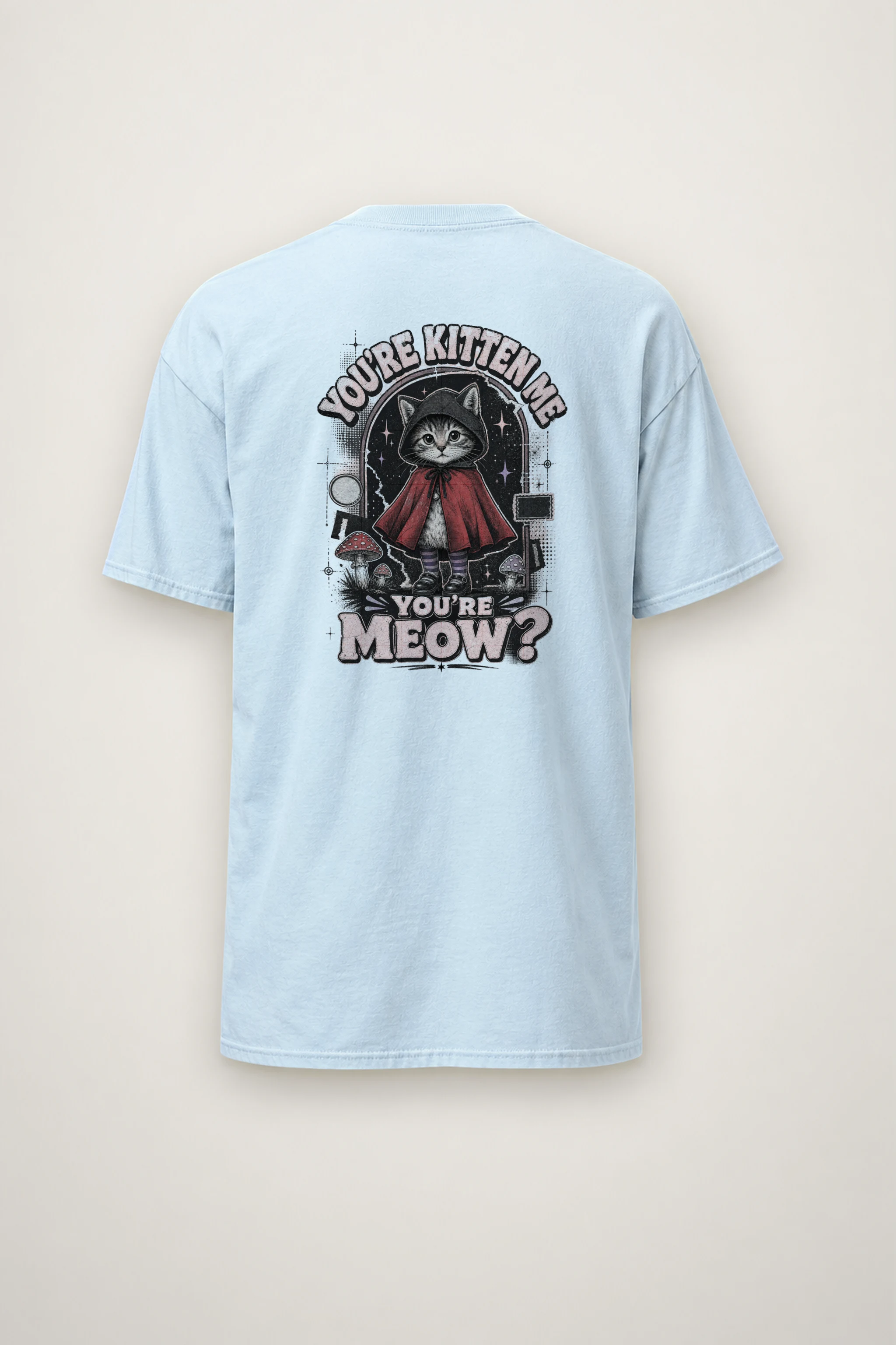 "Crimson Cloak Familiar" Heavyweight Unisex Crewneck T-shirt