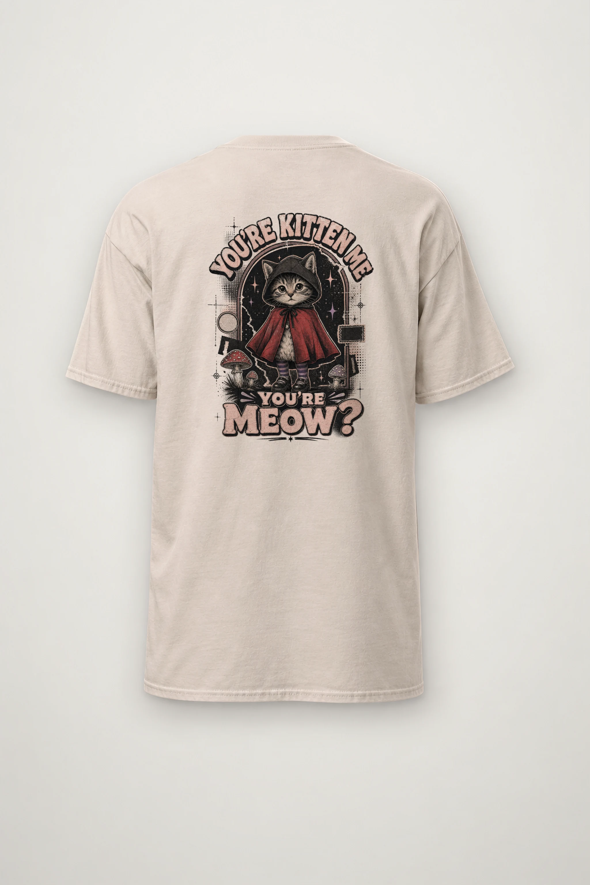 "Crimson Cloak Familiar" Heavyweight Unisex Crewneck T-shirt