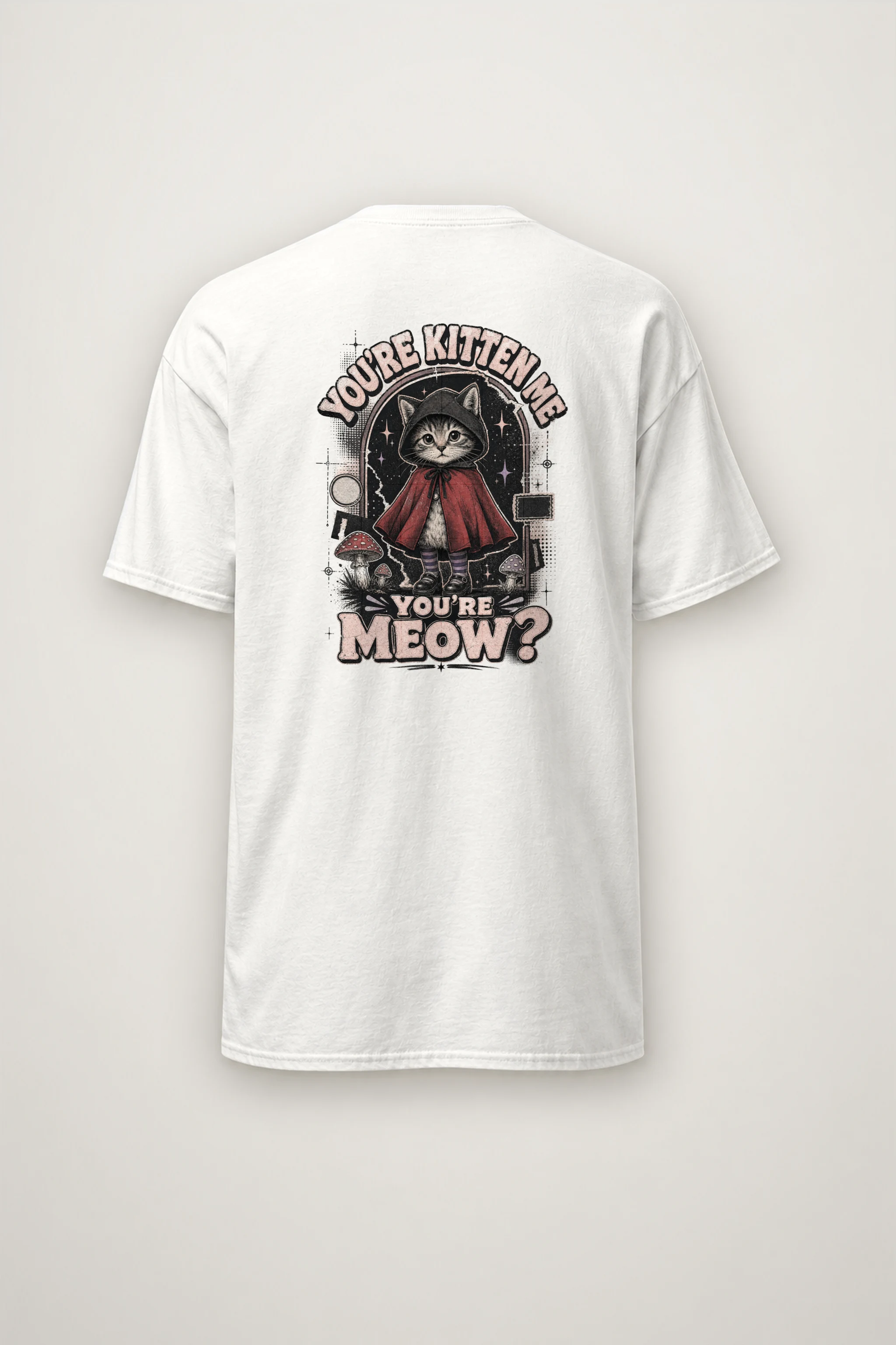 "Crimson Cloak Familiar" Heavyweight Unisex Crewneck T-shirt