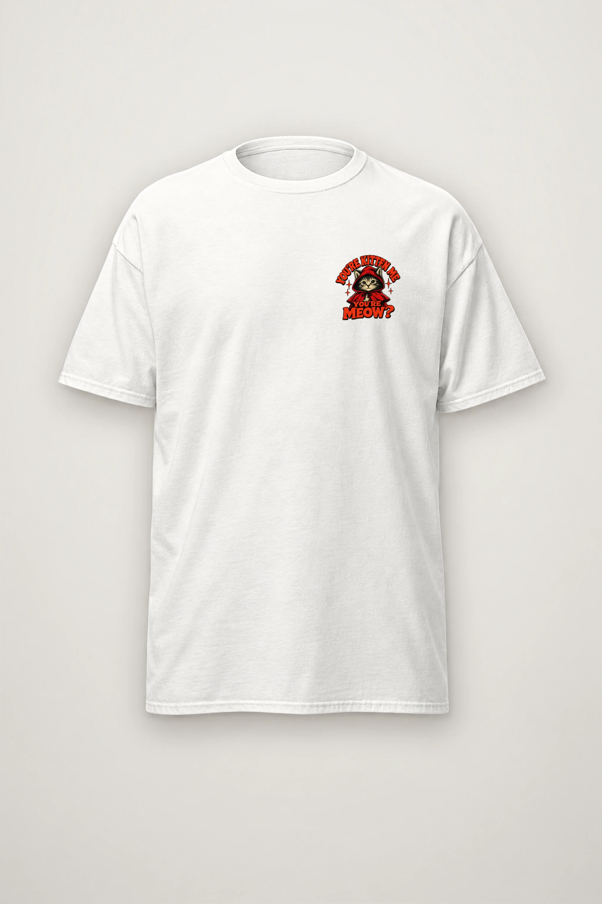 "Crimson Cloak Familiar" Heavyweight Unisex Crewneck T-shirt