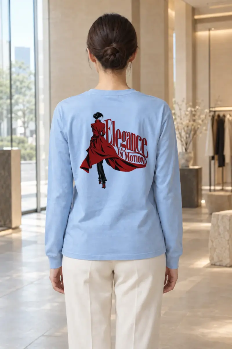 "Crimson Coat Study" Unisex Longsleeve T-shirt | Gildan 2400