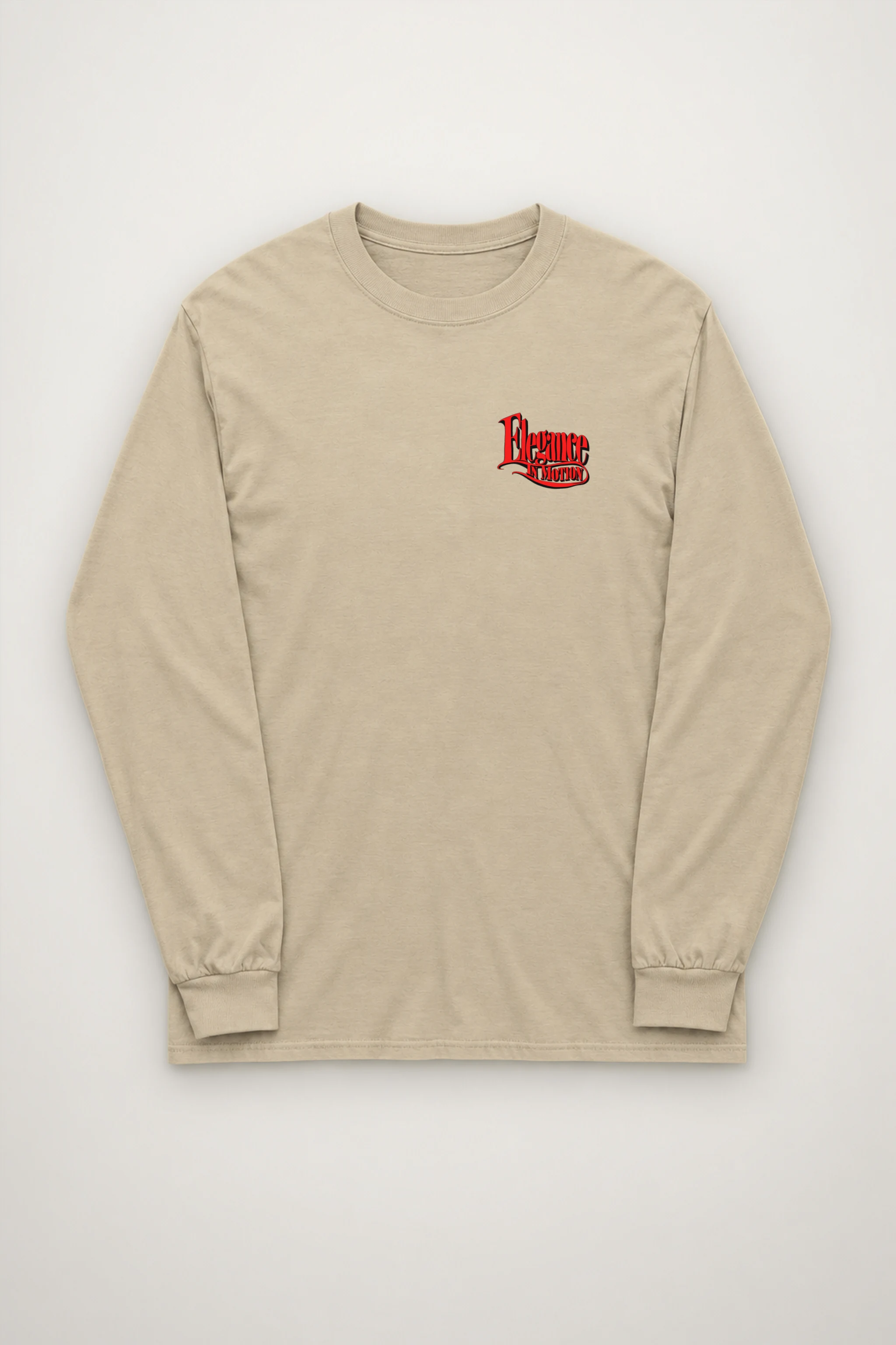 "Crimson Coat Study" Unisex Longsleeve T-shirt