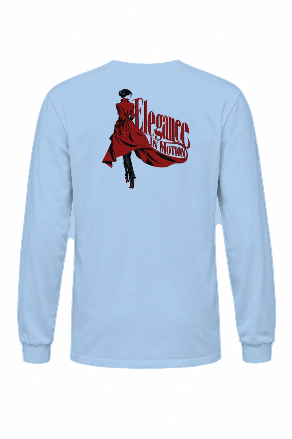 "Crimson Coat Study" Unisex Longsleeve T-shirt | Gildan 2400
