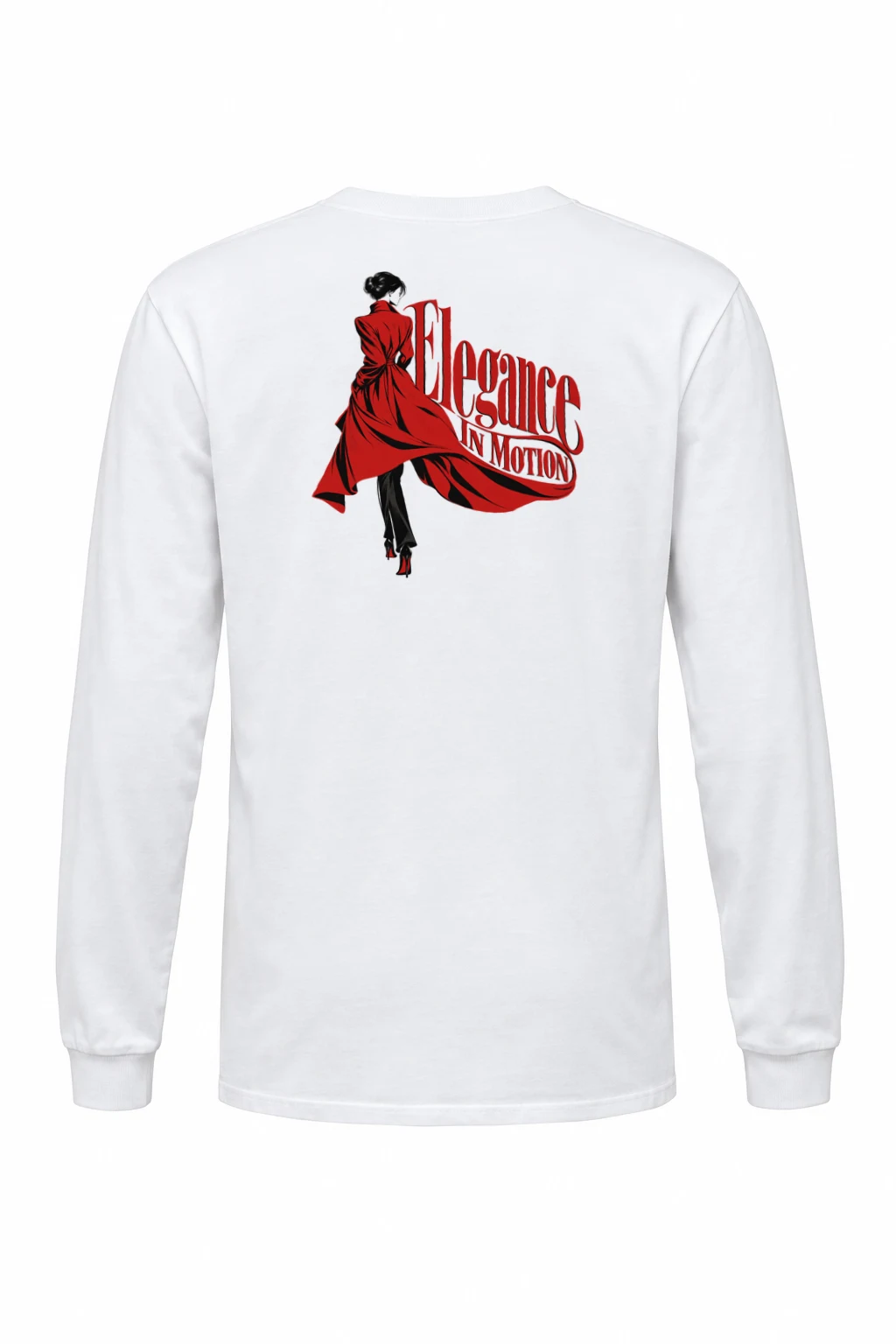 "Crimson Coat Study" Unisex Longsleeve T-shirt | Gildan 2400