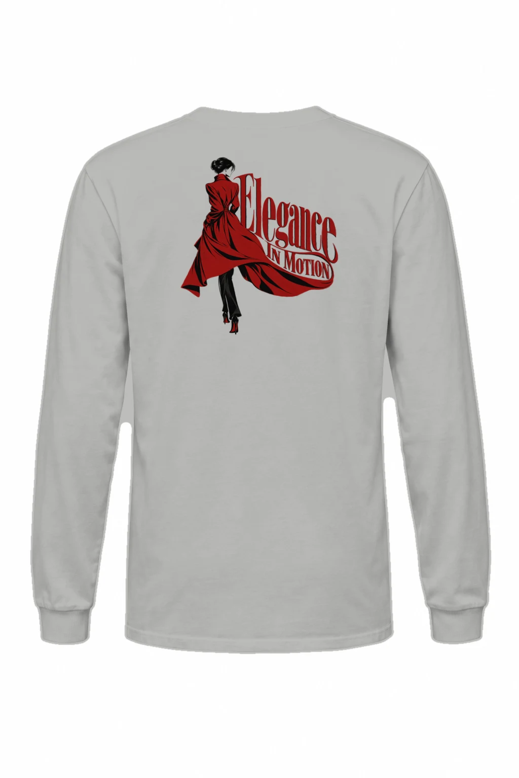"Crimson Coat Study" Unisex Longsleeve T-shirt | Gildan 2400