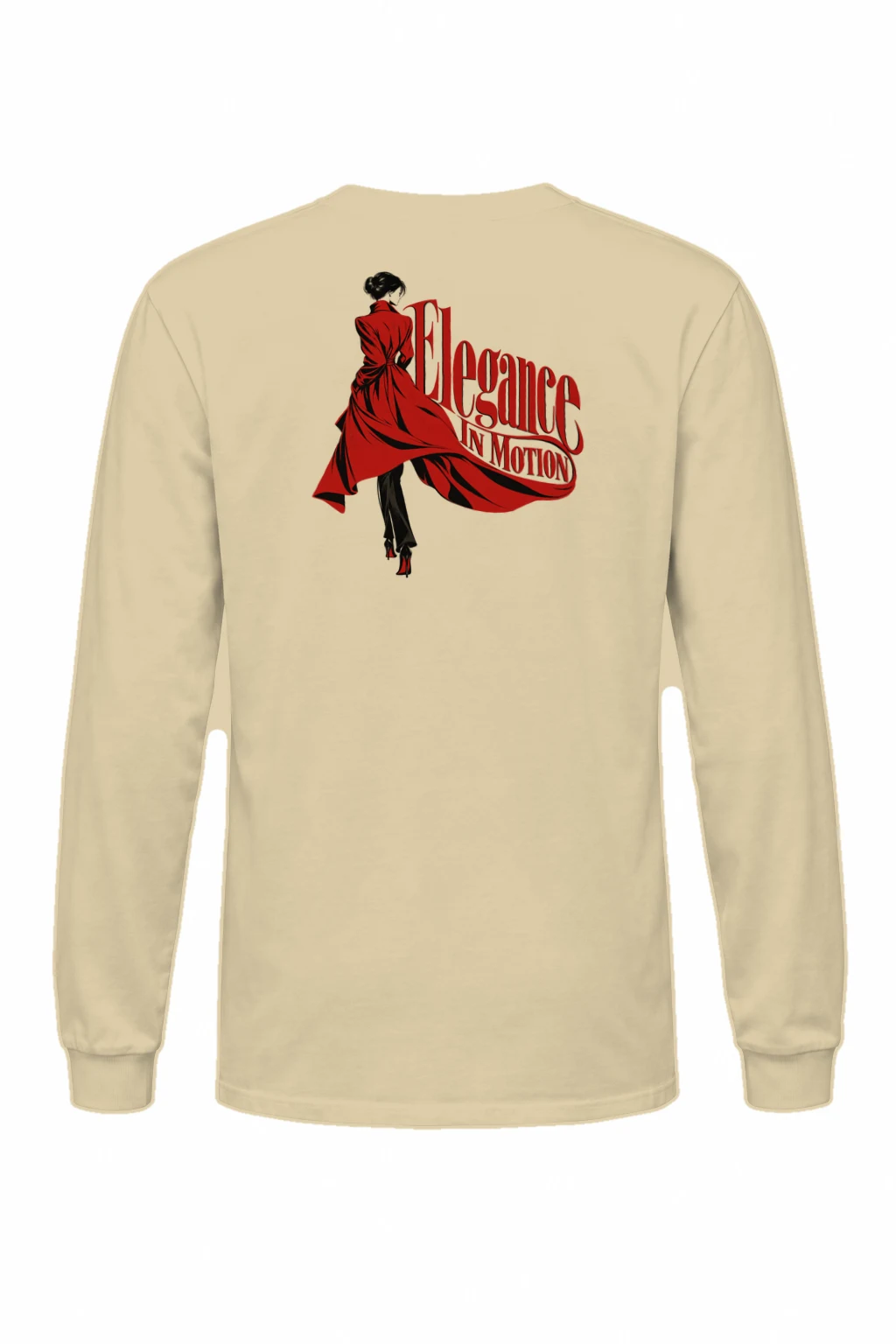 "Crimson Coat Study" Unisex Longsleeve T-shirt | Gildan 2400