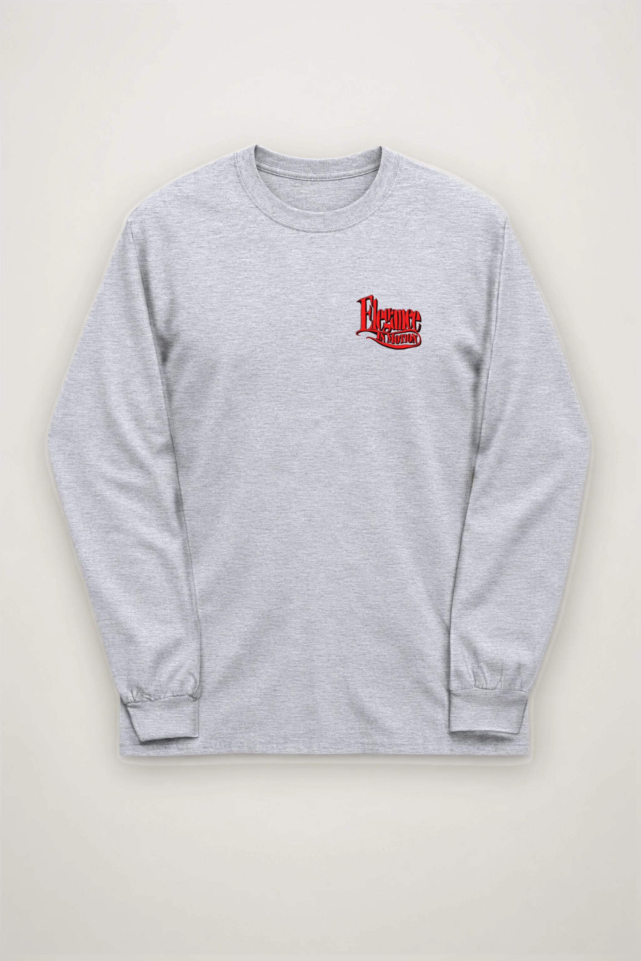 "Crimson Coat Study" Unisex Longsleeve T-shirt