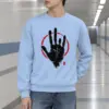 "Crimson Handprint" Heavy Blend Unisex Crewneck Sweatshirt