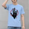 "Crimson Handprint" Heavyweight Unisex Crewneck T-shirt