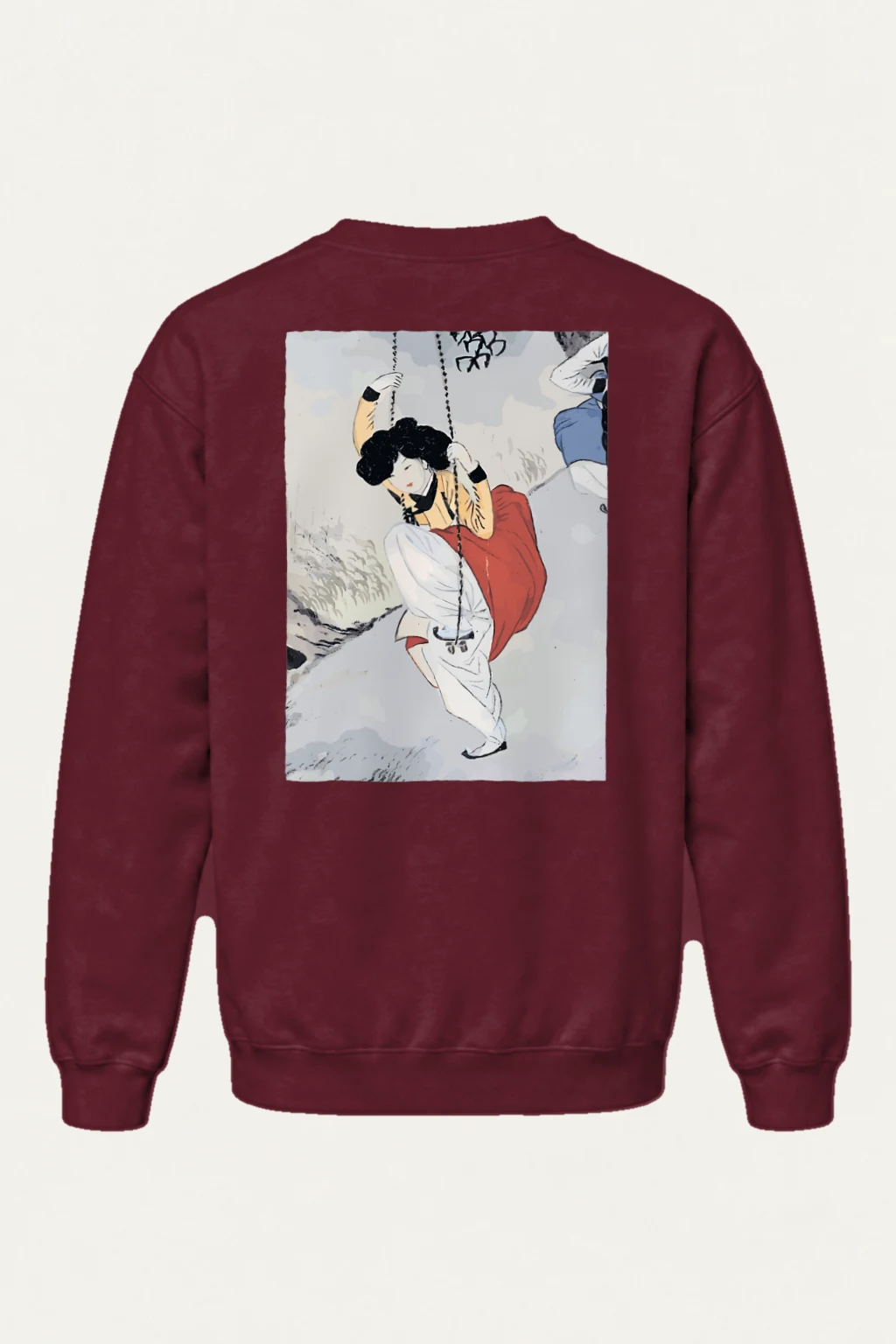 "Crimson Motion" Heavy Blend Unisex Crewneck Sweatshirt | Gildan 18000