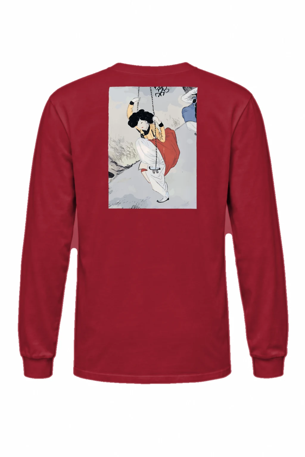 "Crimson Swing" Unisex Longsleeve T-shirt | Gildan 2400