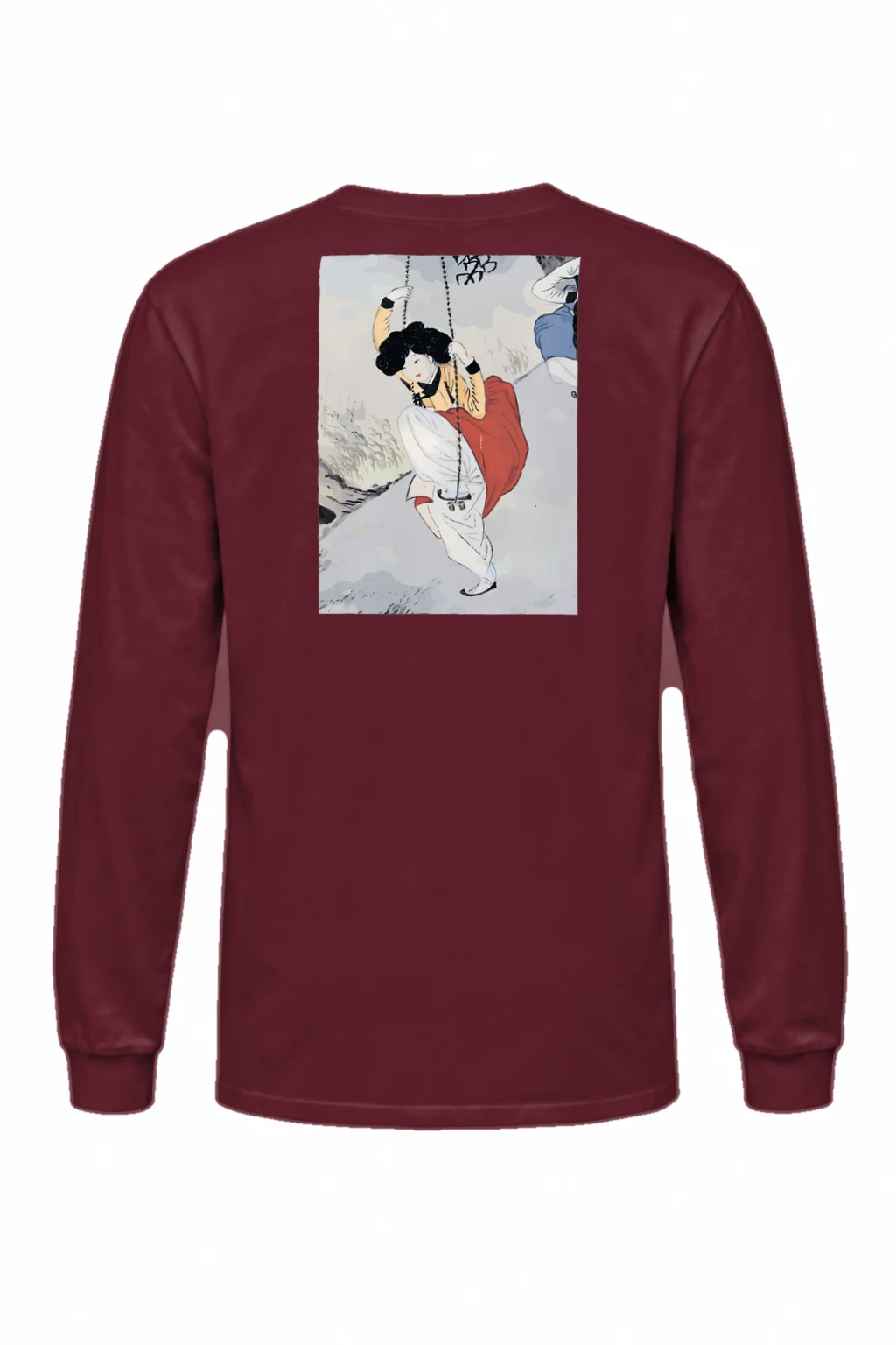 "Crimson Swing" Unisex Longsleeve T-shirt | Gildan 2400