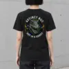 "Snarling T Rex" Heavyweight Unisex Crewneck T-shirt | Gildan 5000