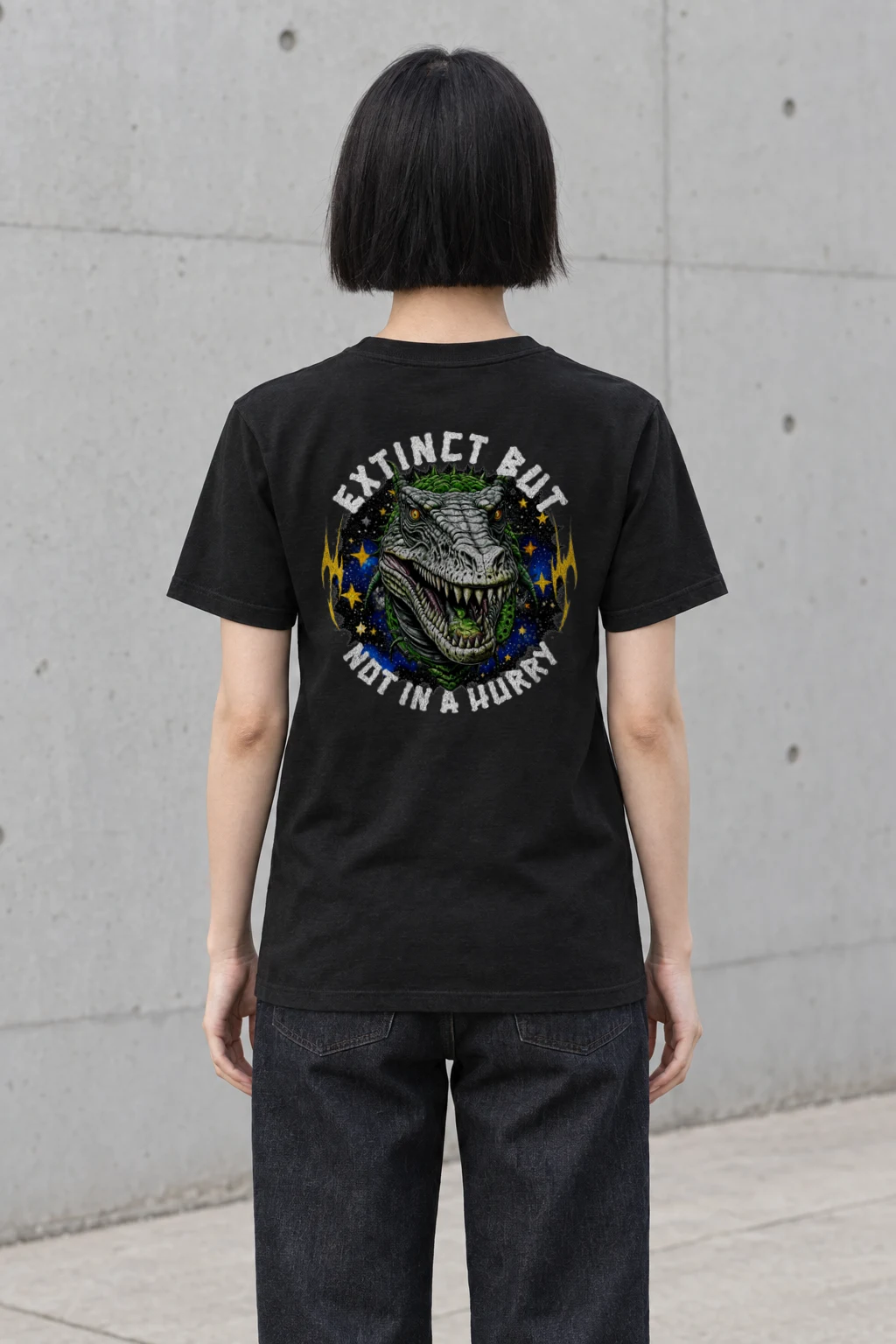 "Crocodile Birthday Wish" Heavyweight Unisex Crewneck T-shirt | Gildan 5000