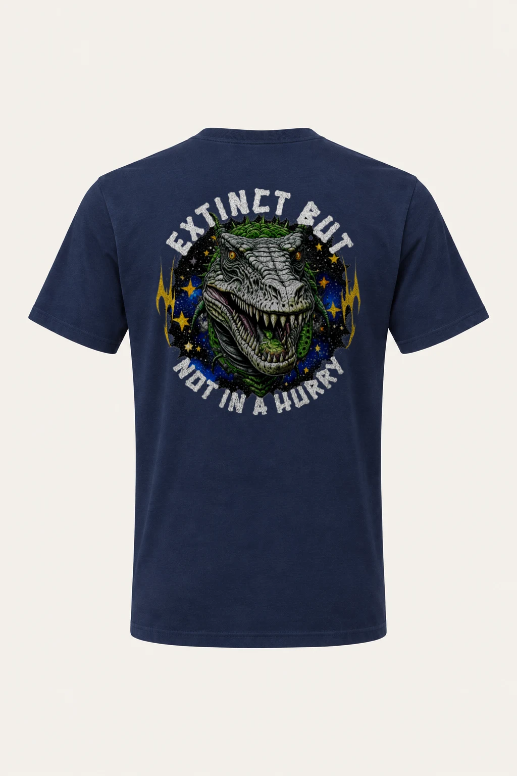 "Crocodile Birthday Wish" Heavyweight Unisex Crewneck T-shirt | Gildan 5000