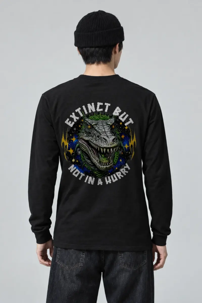 "Crocodile Birthday Wish" Unisex Longsleeve T-shirt | Gildan 2400