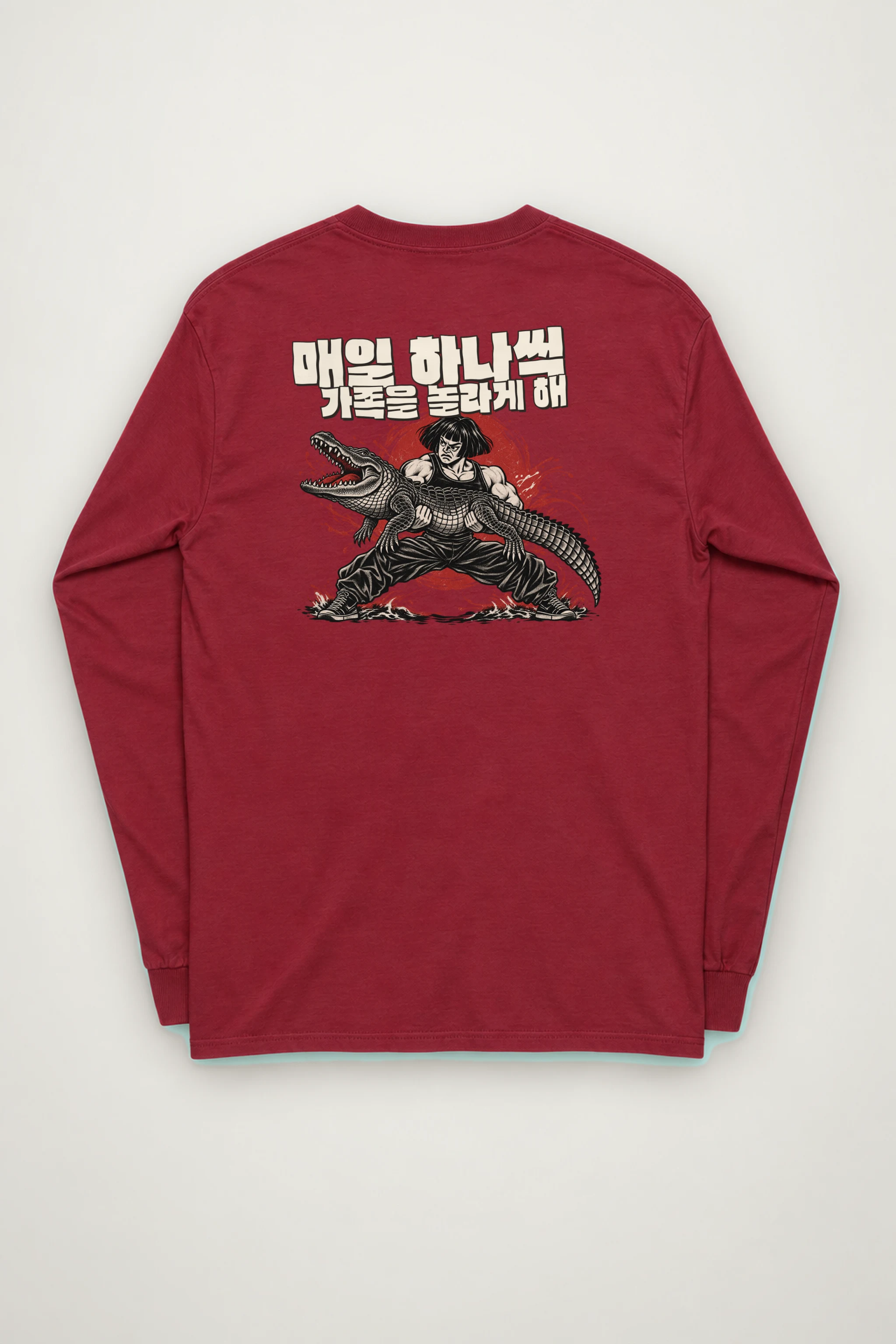 "Crocodile Grappler" Unisex Longsleeve T-shirt