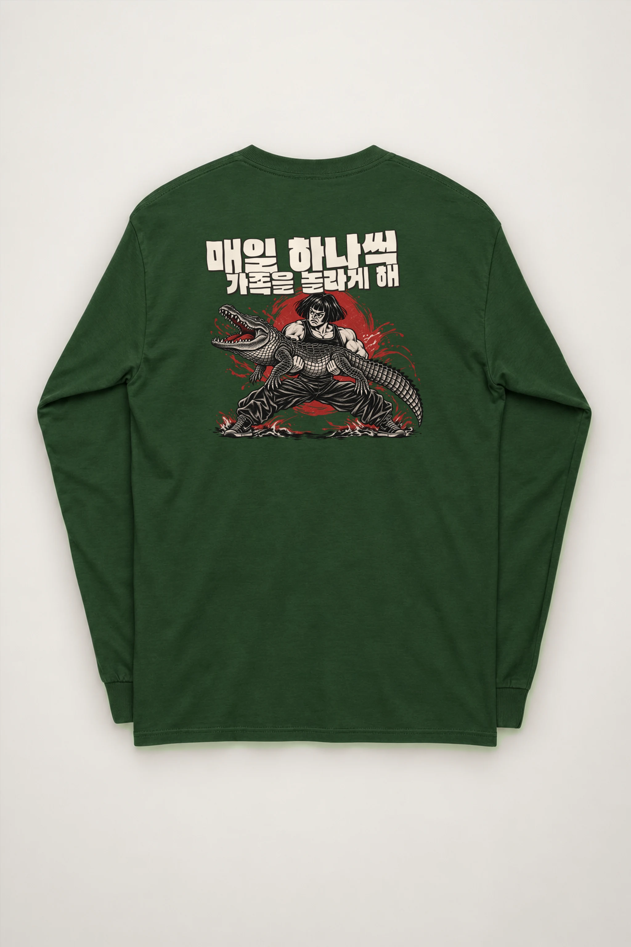 "Crocodile Grappler" Unisex Longsleeve T-shirt