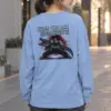 "Crocodile Scare" Unisex Longsleeve T-shirt | Gildan 2400