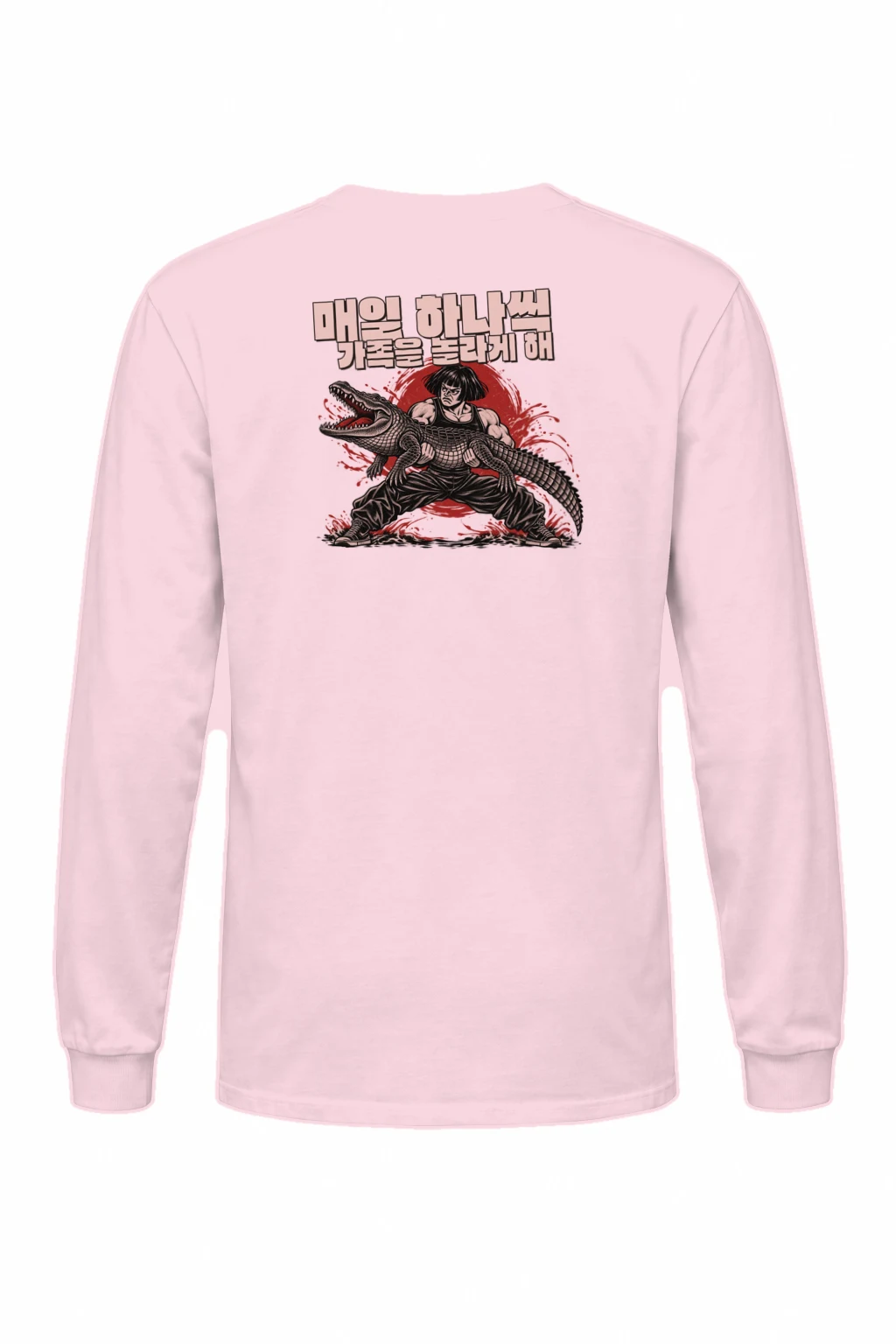 "Crocodile Scare" Unisex Longsleeve T-shirt | Gildan 2400