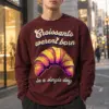 "Croissant Daydream" Unisex Longsleeve T-shirt | Gildan 2400