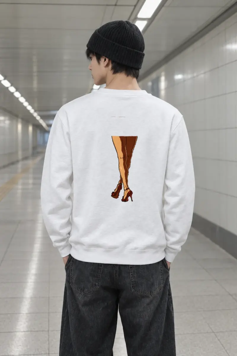 "Crossed Red Heels" Heavy Blend Unisex Crewneck Sweatshirt