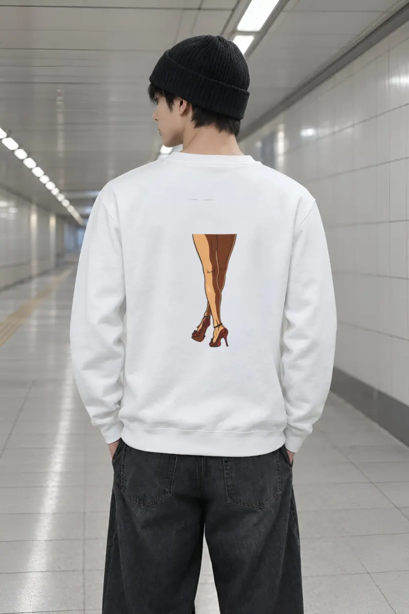 "Crossed Red Heels" Heavy Blend Unisex Crewneck Sweatshirt