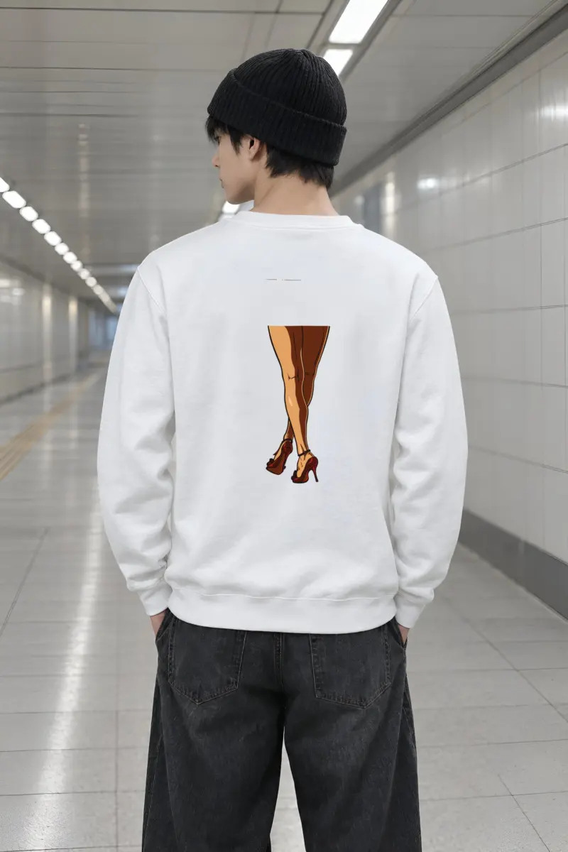 "Crossed Red Heels" Heavy Blend Unisex Crewneck Sweatshirt