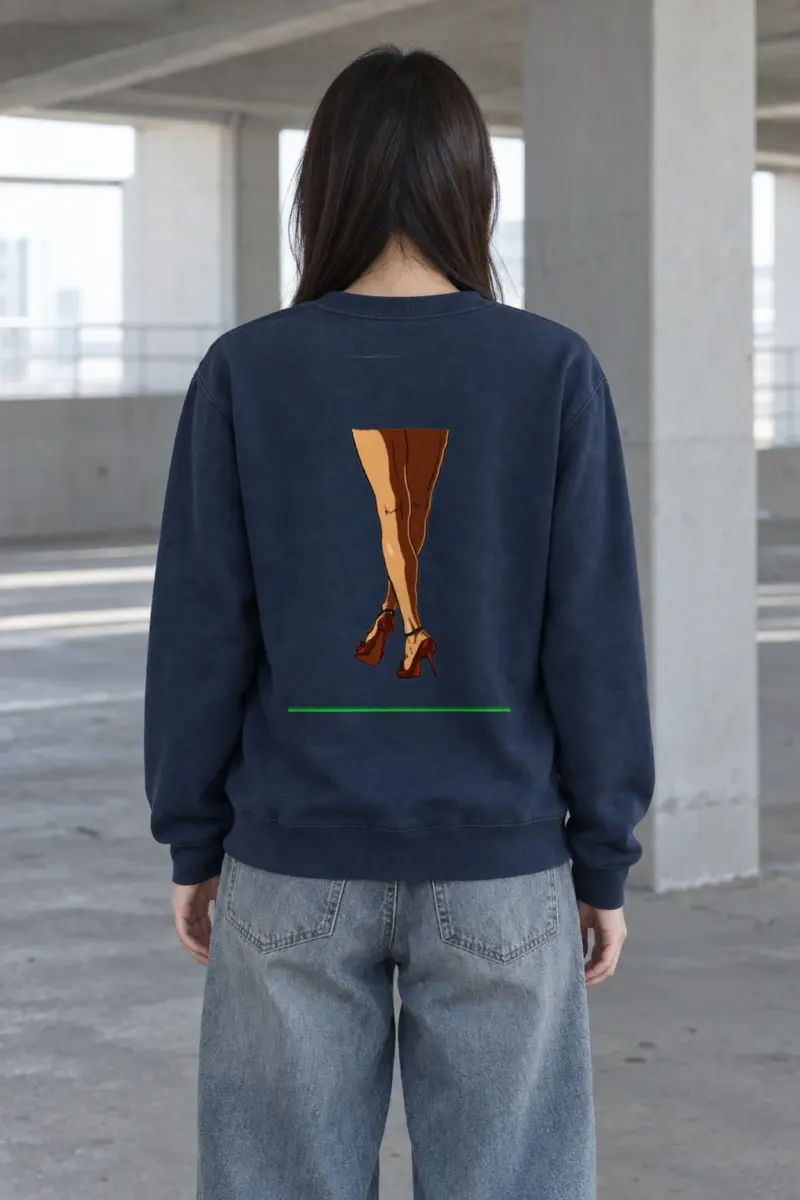 "Crossed Red Heels" Heavy Blend Unisex Crewneck Sweatshirt | Gildan 18000