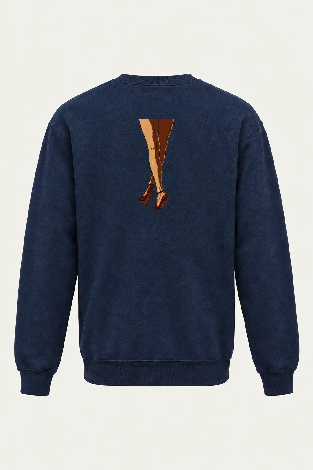 "Crossed Red Heels" Heavy Blend Unisex Crewneck Sweatshirt | Gildan 18000