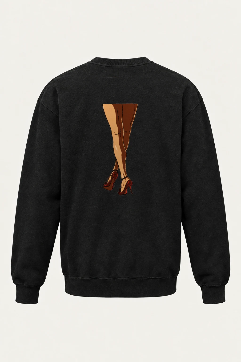 "Crossed Red Heels" Heavy Blend Unisex Crewneck Sweatshirt | Gildan 18000