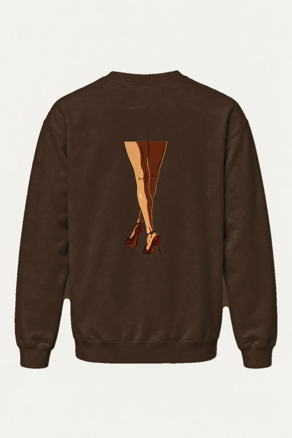 "Crossed Red Heels" Heavy Blend Unisex Crewneck Sweatshirt | Gildan 18000