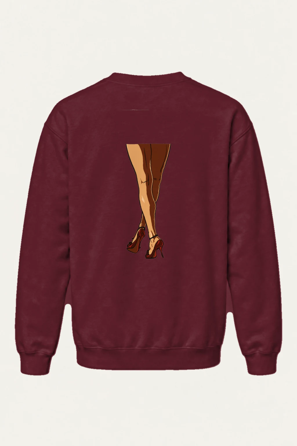 "Crossed Red Heels" Heavy Blend Unisex Crewneck Sweatshirt | Gildan 18000