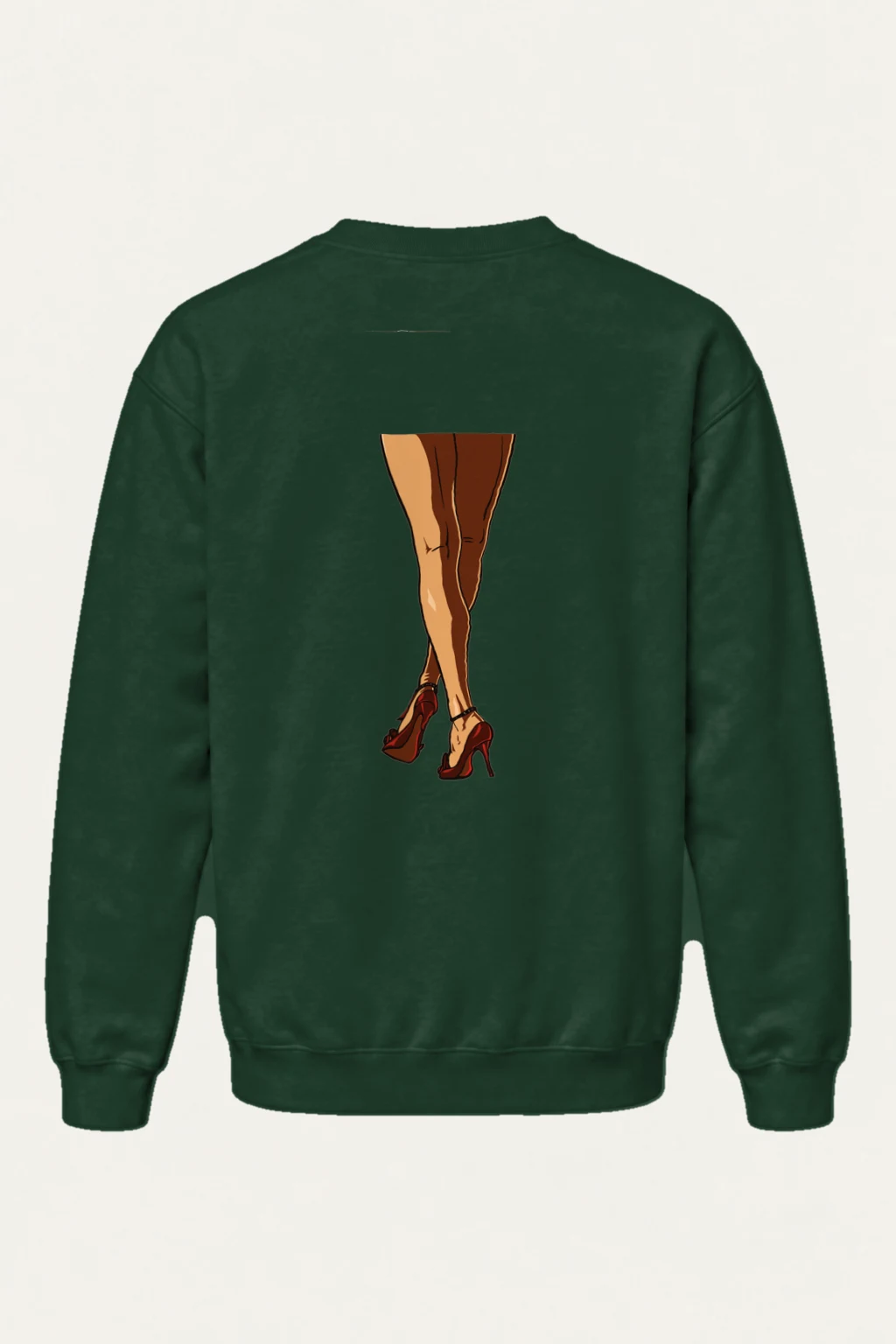 "Crossed Red Heels" Heavy Blend Unisex Crewneck Sweatshirt | Gildan 18000