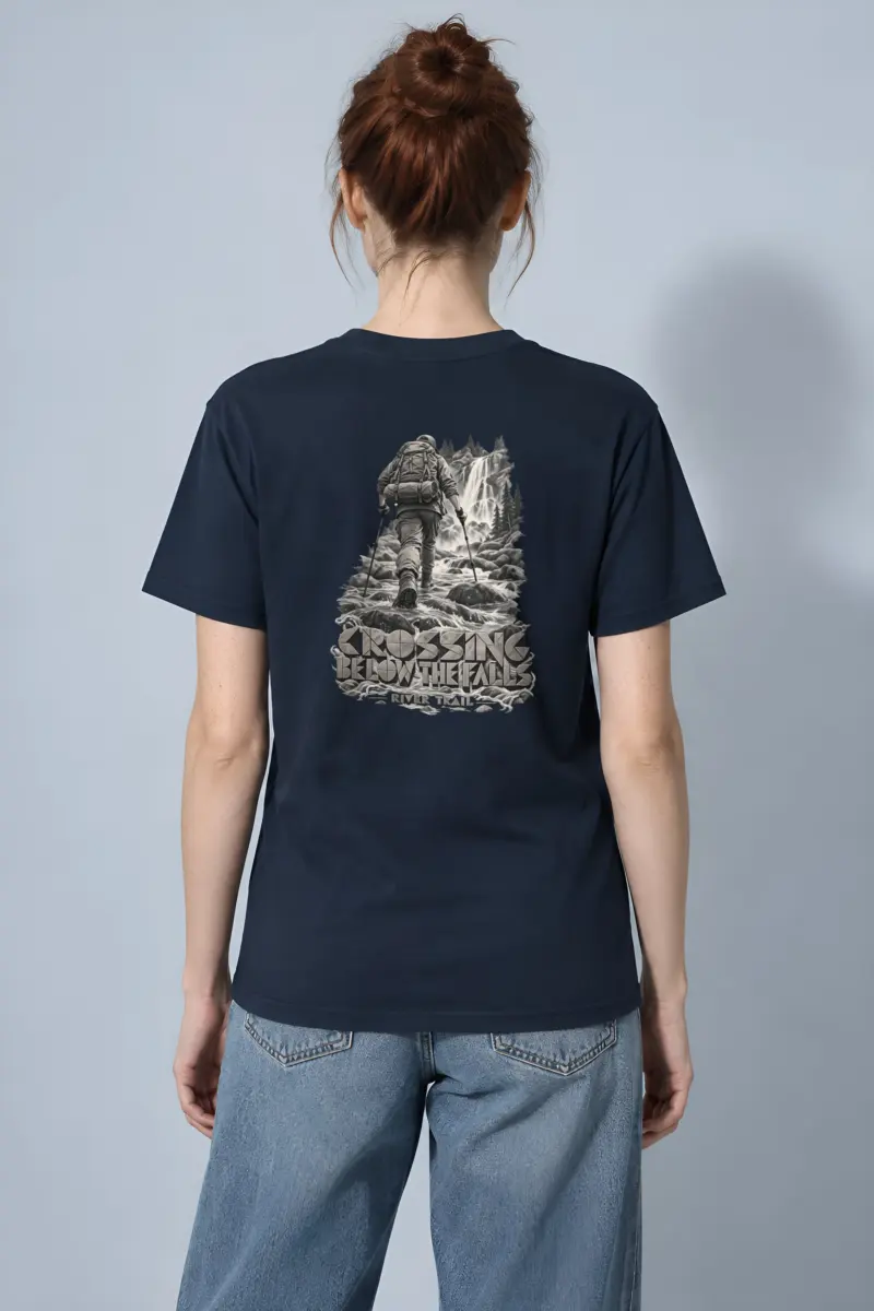 "Crossing Below the Falls" Heavyweight Unisex Crewneck T-shirt